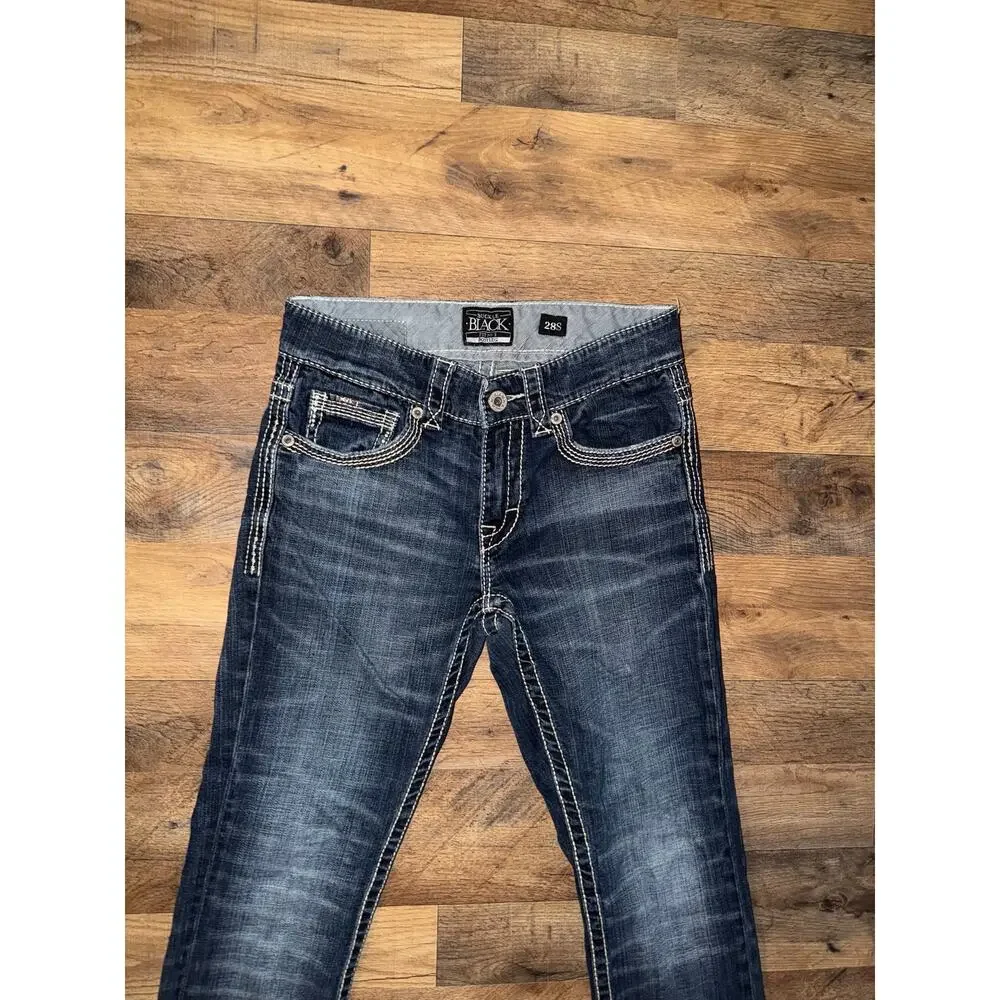 Buckle Black men’s bootleg blue jeans - Picture 2 of 16